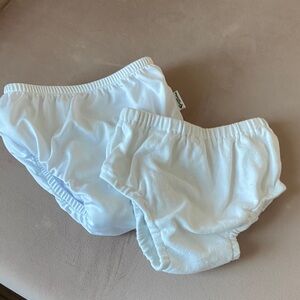 White Kids Swim Diaper Covers